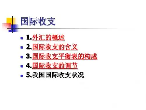 外汇与国际收支1