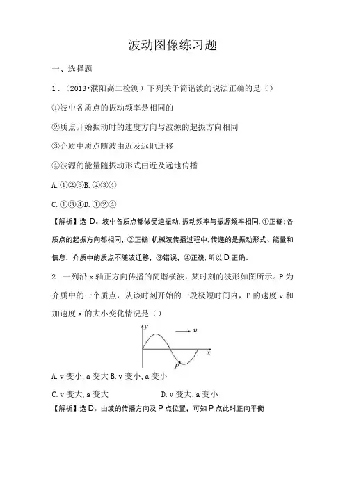 (完整版)波动图像习题