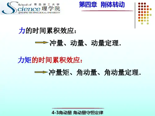 角动量角动量守恒定律