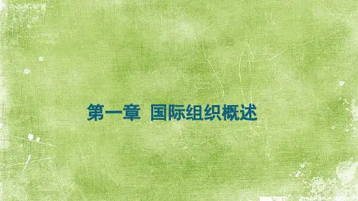 国际组织概述 PPT课件