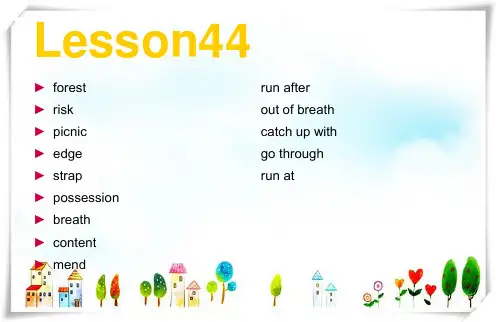 新概念英语NCE2_Lesson44(共19页)课件