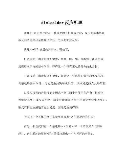 dielsalder反应机理