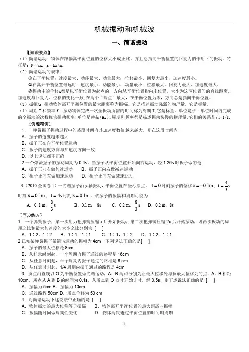 简谐振动