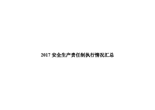 (安全生产)安全生产责任制执行情况考核表