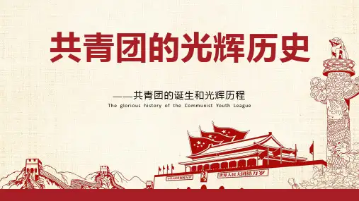 共青团光辉历史ppt课件