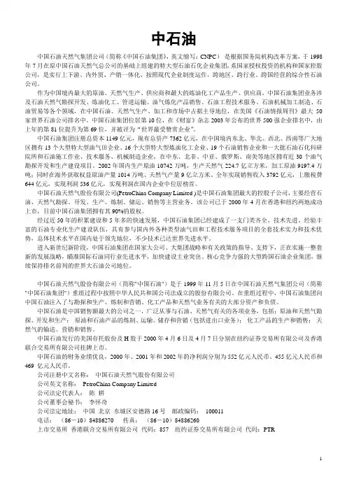 中石油到底是个什么组织