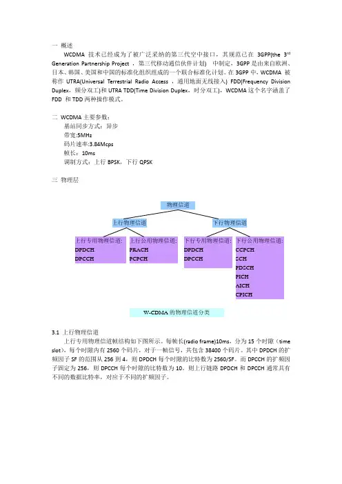 WCDMA综述