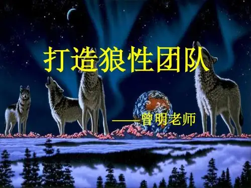 打造狼性团队