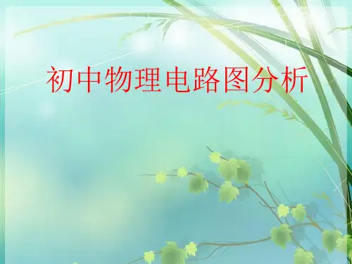 初中物理电路图分析 PPT课件 图文