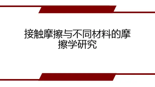 摩擦学汇报PPT