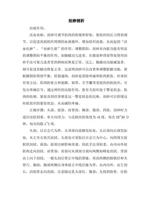 刮痧剖析资料