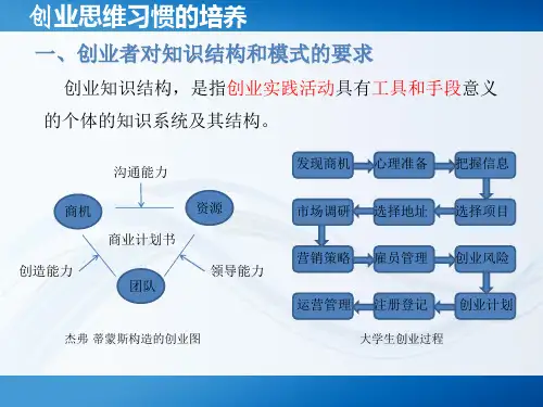 大学创业能力的培养和创业团队建设ppt课件