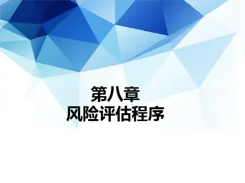 风险评估程序PPT课件