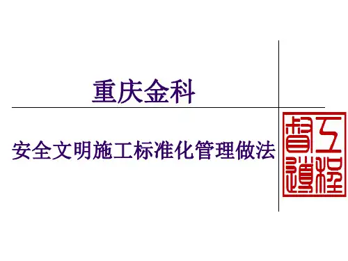 安全文明标准化管理PPT