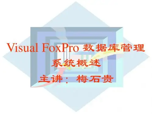 第2章VFP数据库管理系统概述