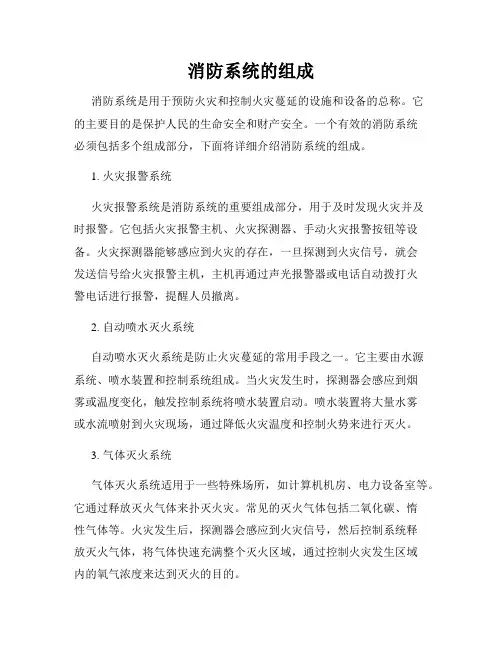 消防系统的组成