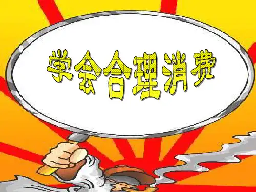 初中九年级思想品德《学会合理消费》 (2)ppt课件