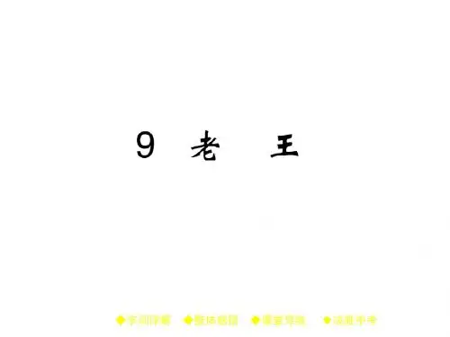 八年级语文上册课件(人教版)：9 《老王》