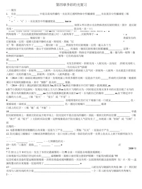 4章多彩的光复习.docx