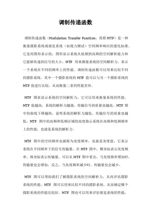 调制传递函数