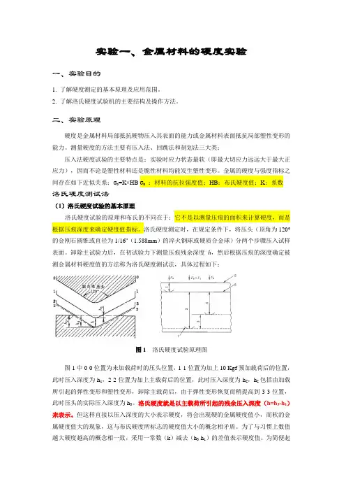 实验一 金属材料的硬度实验_2
