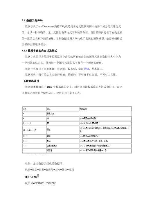 数据字典