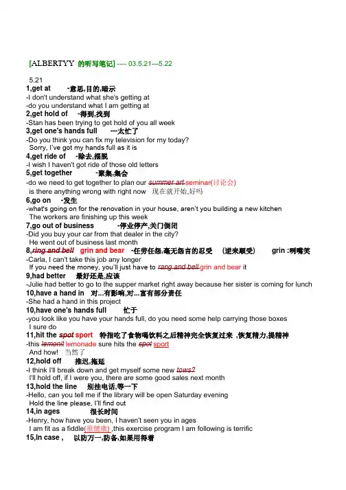 2019年TOEFL听力疑难词组(P157-207)