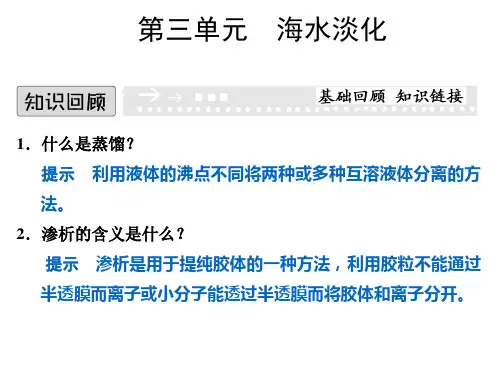 海水淡化ppt课件