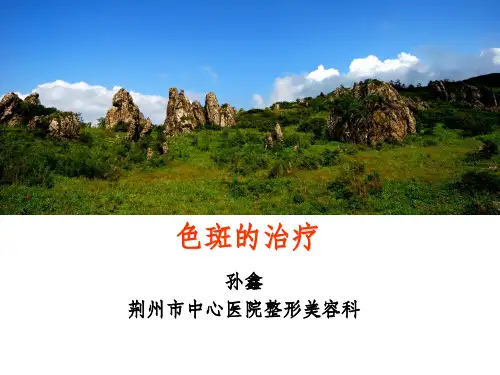 《色斑的治疗》