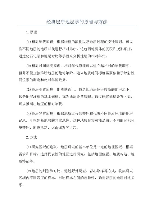 经典层序地层学的原理与方法