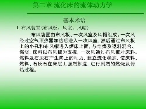 循环流化床锅炉原理-第二章-流体动力学