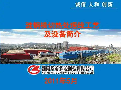 涟钢横切热处理线工艺及设备简介