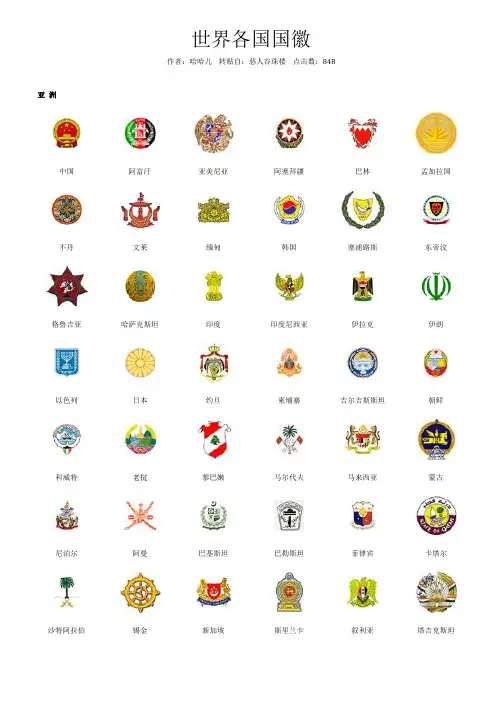 各国国徽