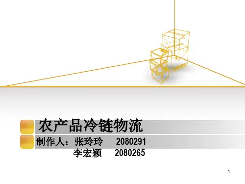 农产品冷链物流ppt课件