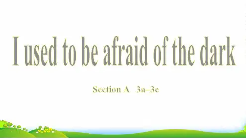 人教版九年级英语上册教学课件：Unit 4 Section A 3a3c (共23张PPT)