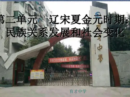 人教部编版七年级历史下册第二单元复习完整ppt课件