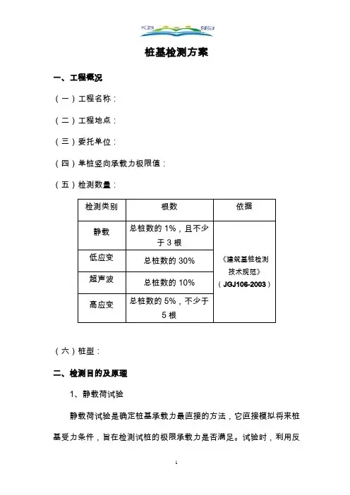 桩基检测施工方案.doc