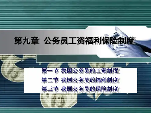 公务员工资福利保险制度总结
