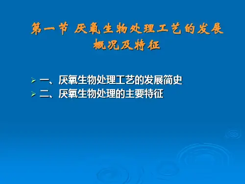 厌氧生物处理工艺95页PPT