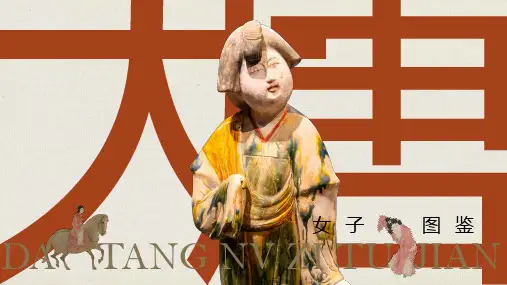 高级古风大唐女子图鉴PPT