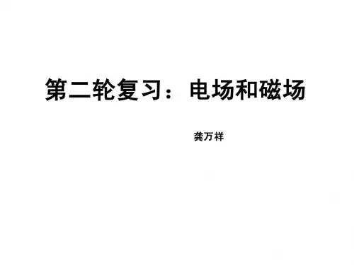 电场和磁场专题复习