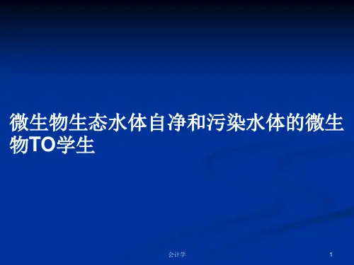 微生物生态水体自净和污染水体的微生物TO学生PPT学习教案