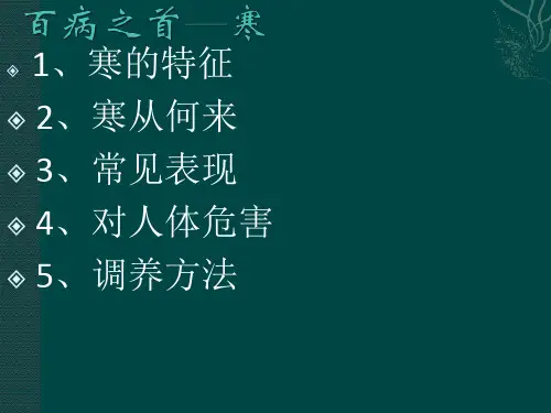 寒湿2007 幻灯片