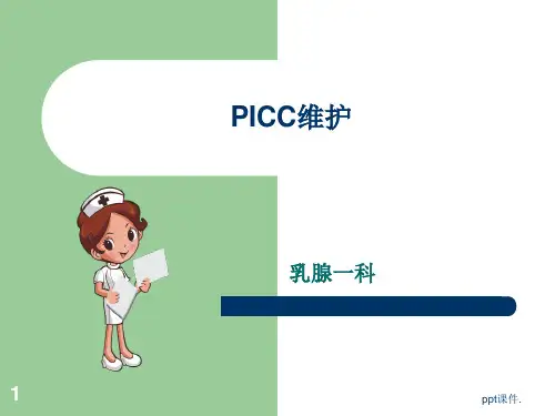 PICC维护ppt课件