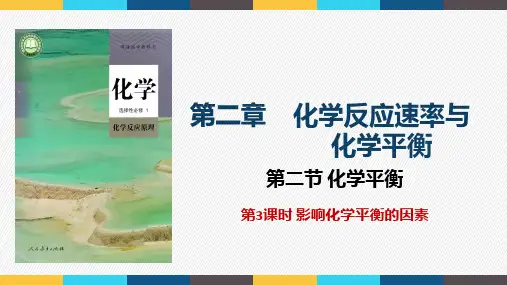2.2.3 影响化学平衡的因素 课件 高二上学期化学人教版(2019)选择性必修1