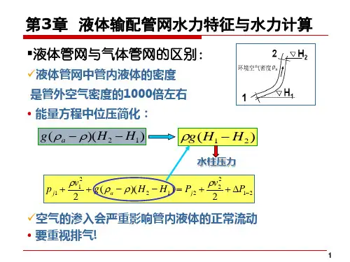 流体输配管网(第3章)
