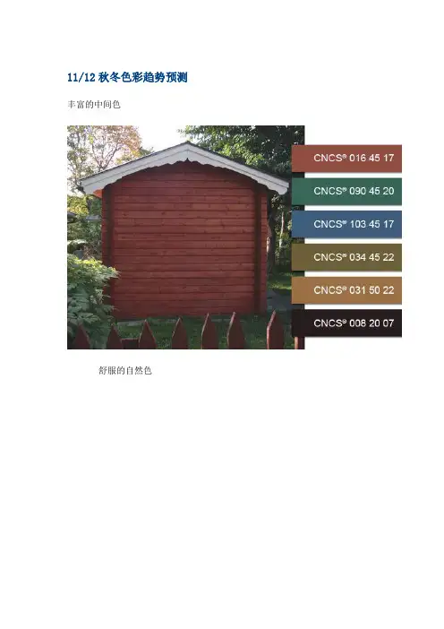 2011流行色彩预测