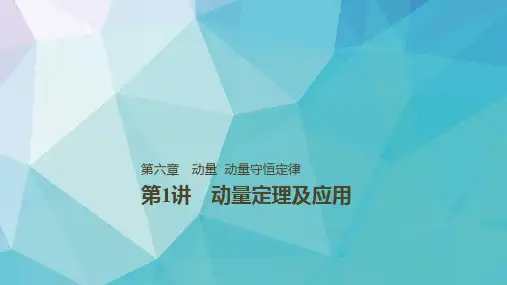 高考物理复习：动量定理及应用精品课件