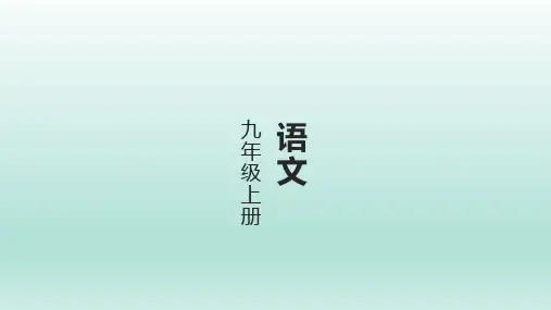 九年级上册语文期末复习专题复习之九 课外文言文