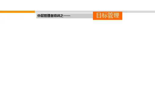 目标设定与目标管理.ppt